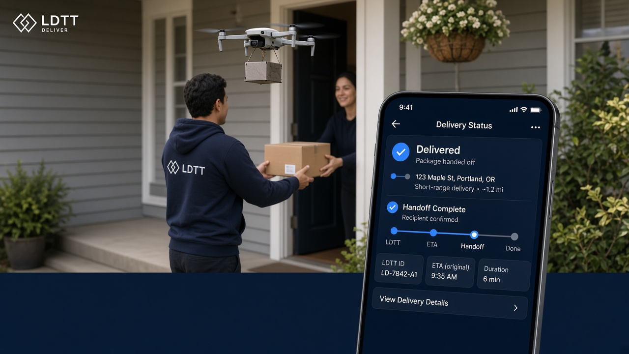 Drones at work — industry context (not LDTT shipping)