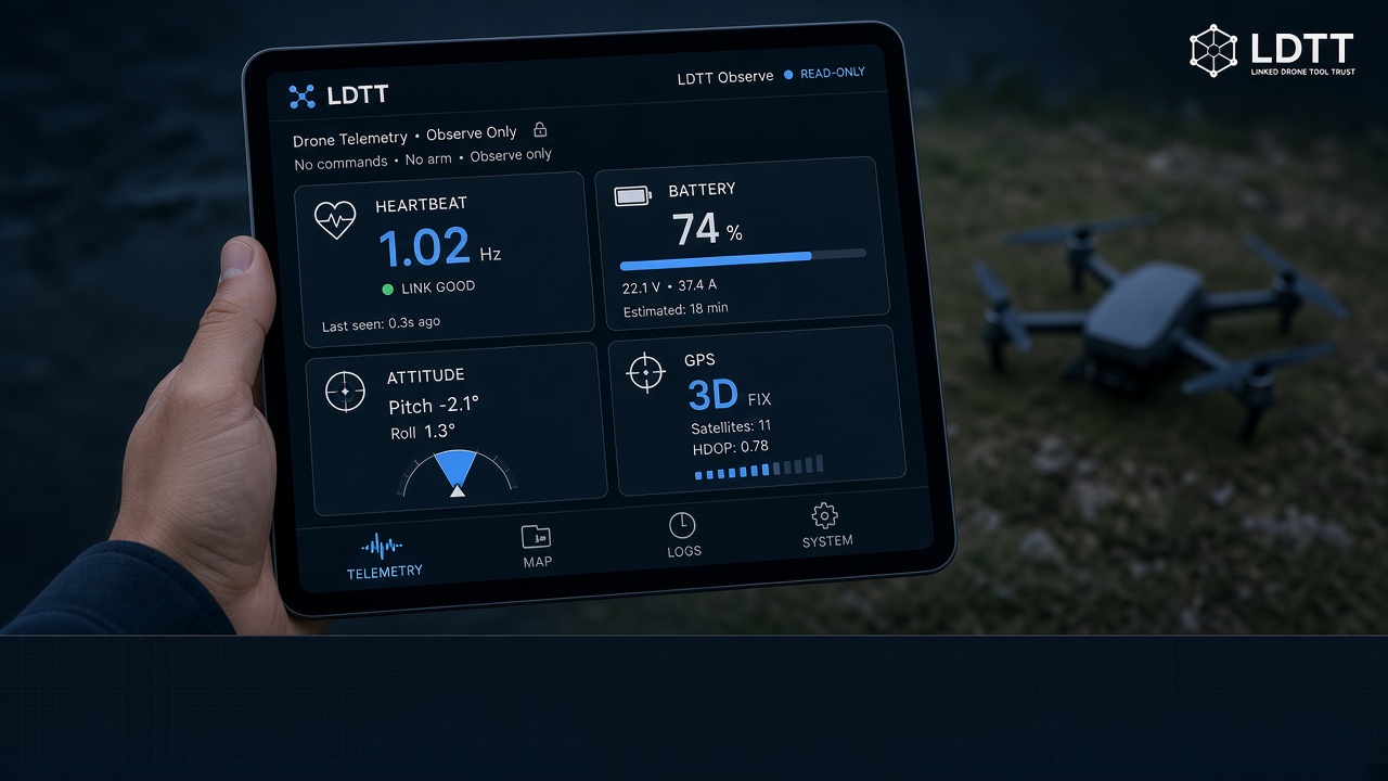 Observe field scene with connector telemetry